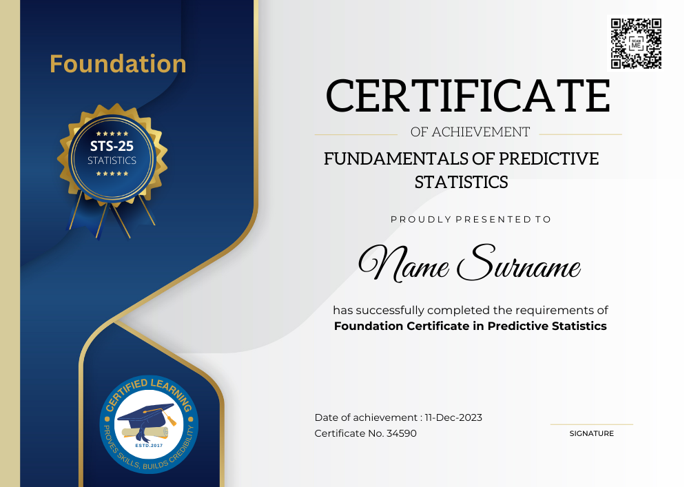 Predictive Statistics